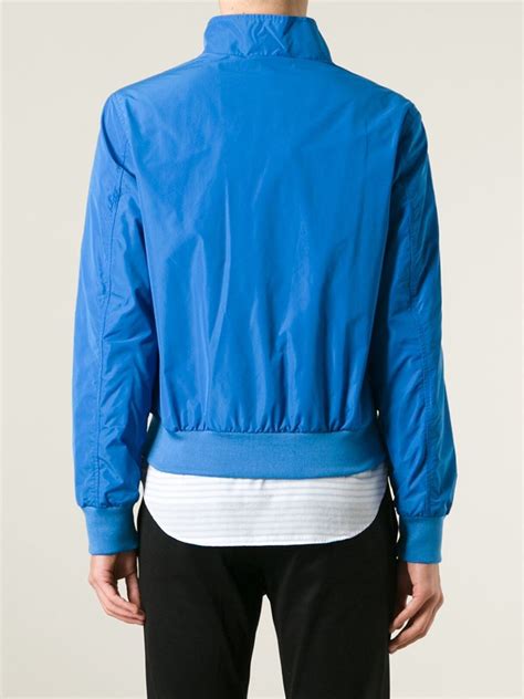 burberry blue white patterned windbreaker|burberry windbreaker women.